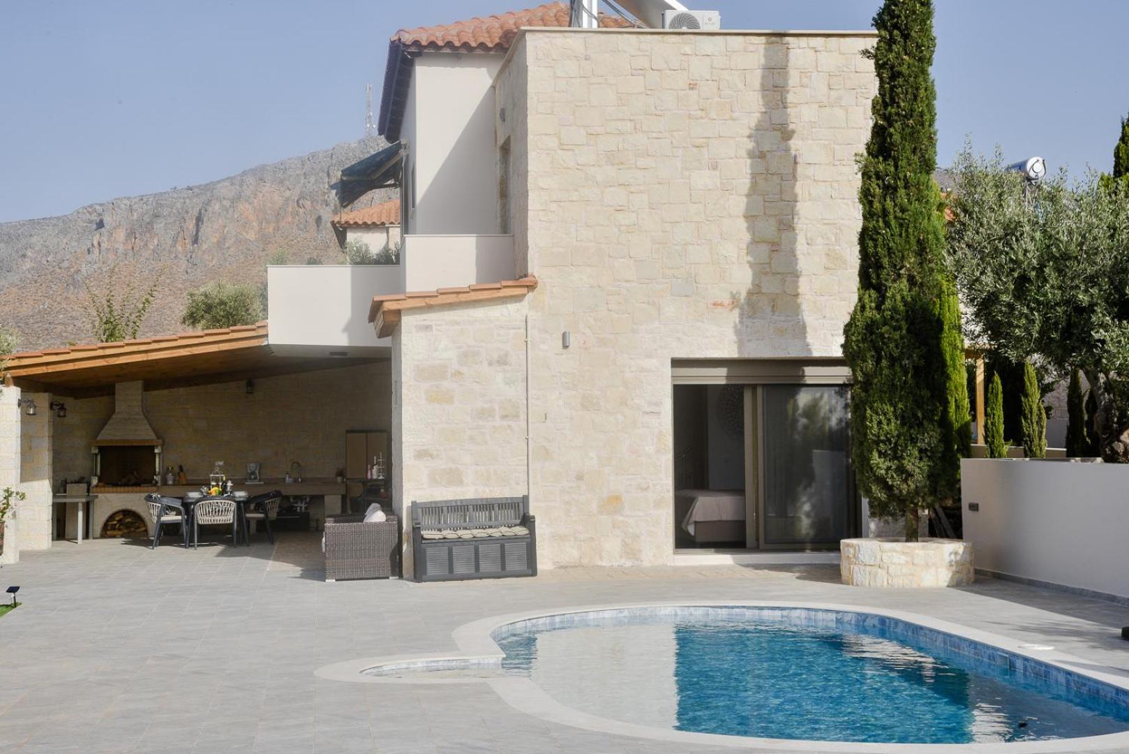Sea View Private Pool Villa Katrin Gouves Exterior foto